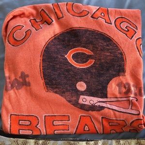 Chicago bears orange tee by junk food size small